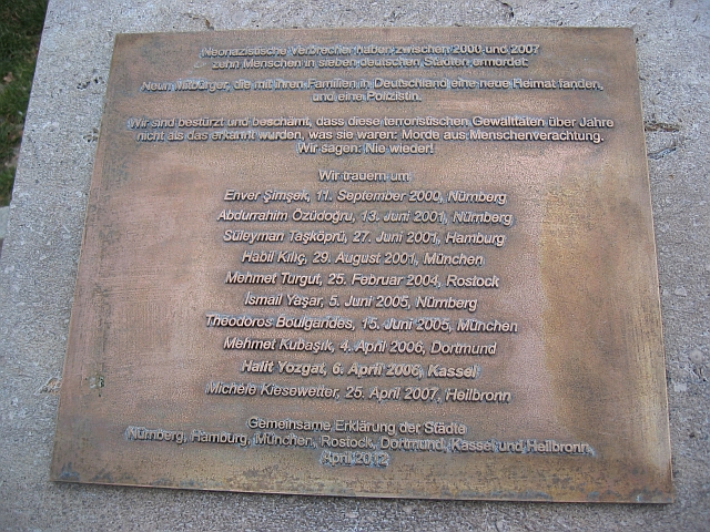 Gedenkstein in Kassel